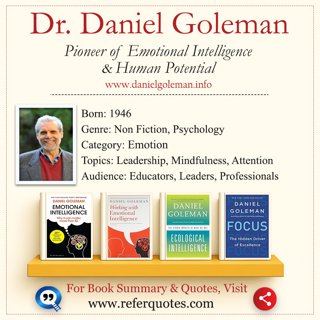 Dr Daniel Goleman Book List