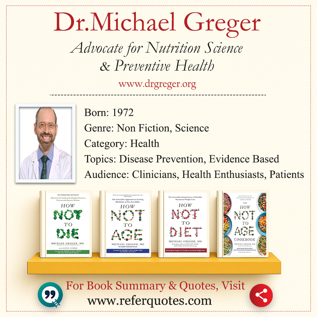 Dr Michael Greger Book List