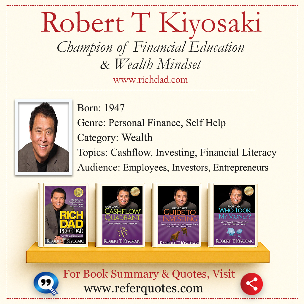 Robert T Kiyosaki Book List