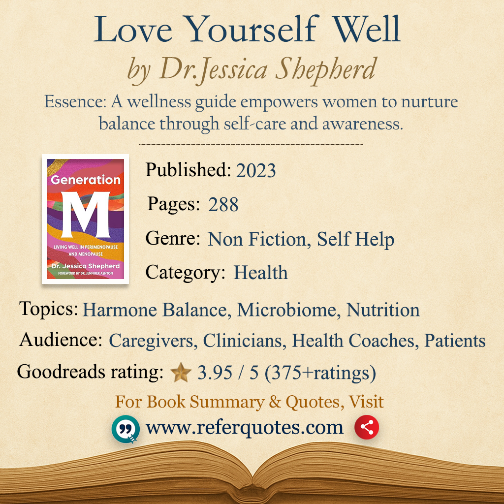 Love Yourself Well Book Summary