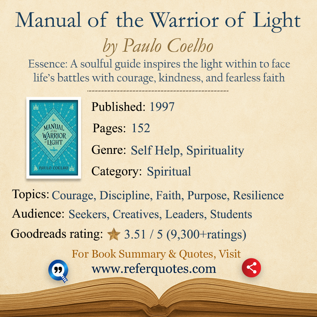 Manual of the Warrior of Light Book Summary
