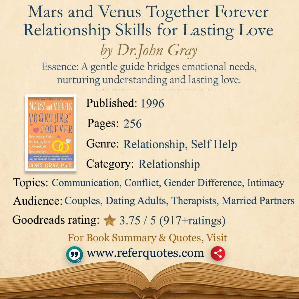 Mars and Venus Together Forever Book Summary