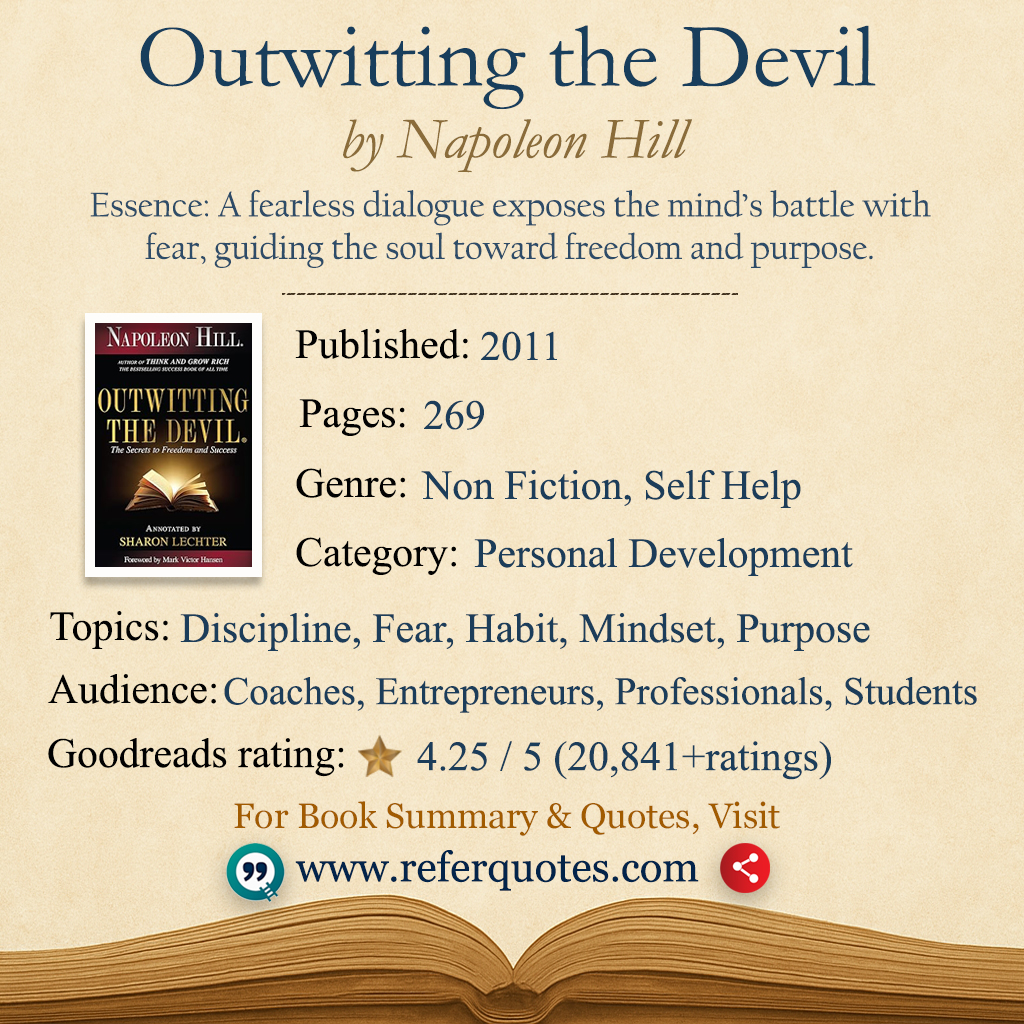 Outwitting the Devil Book Summary