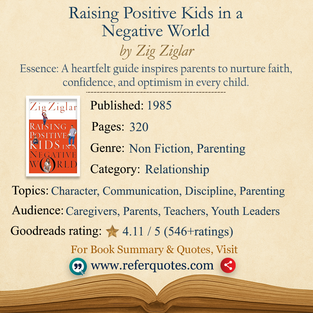 Raising Positive Kids in a Negative World Book Summary