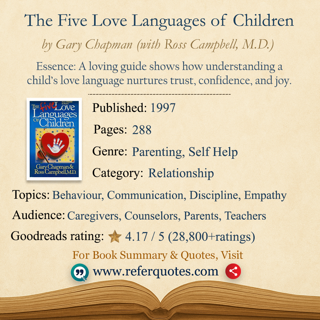 The Five Love Languages of Children Book Summary