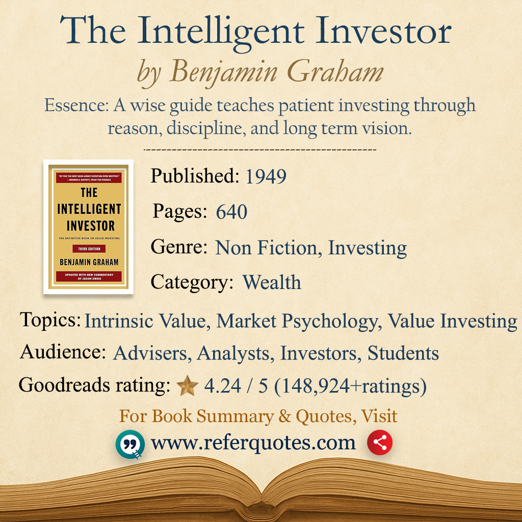 The Intelligent Investor Book Summary