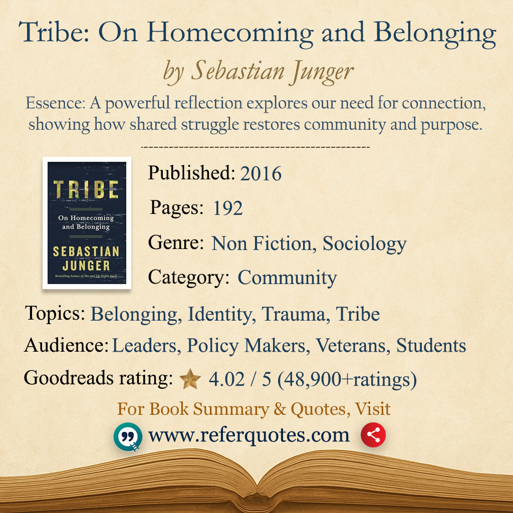 Tribe Book Summary