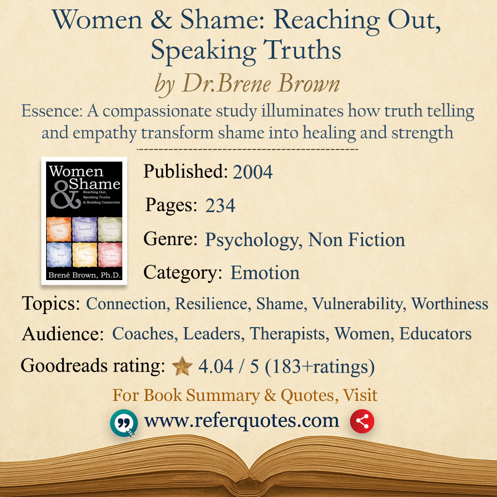 Women & Shame Book Summary